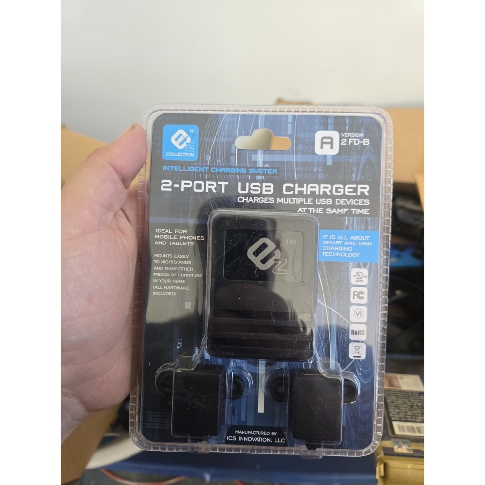 EZ Collection 2 Port USB Charger Intelligent Charging System Version A 2 FD-B